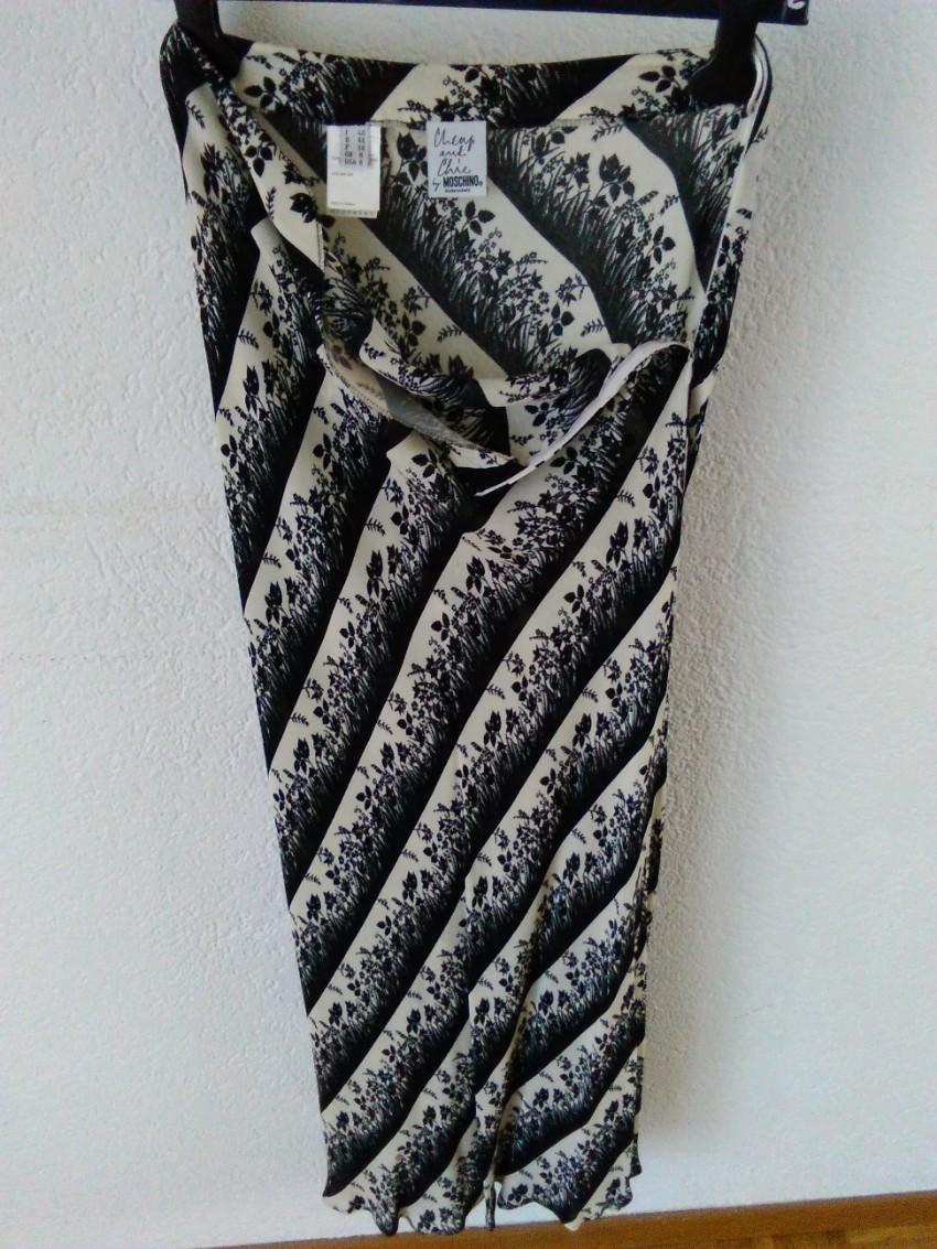 Moschino Cheap and Chic Printed Midi Skirt