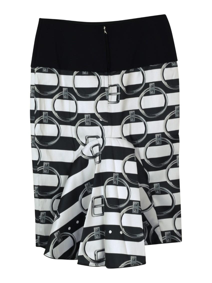 Giles handle print pencil skirt