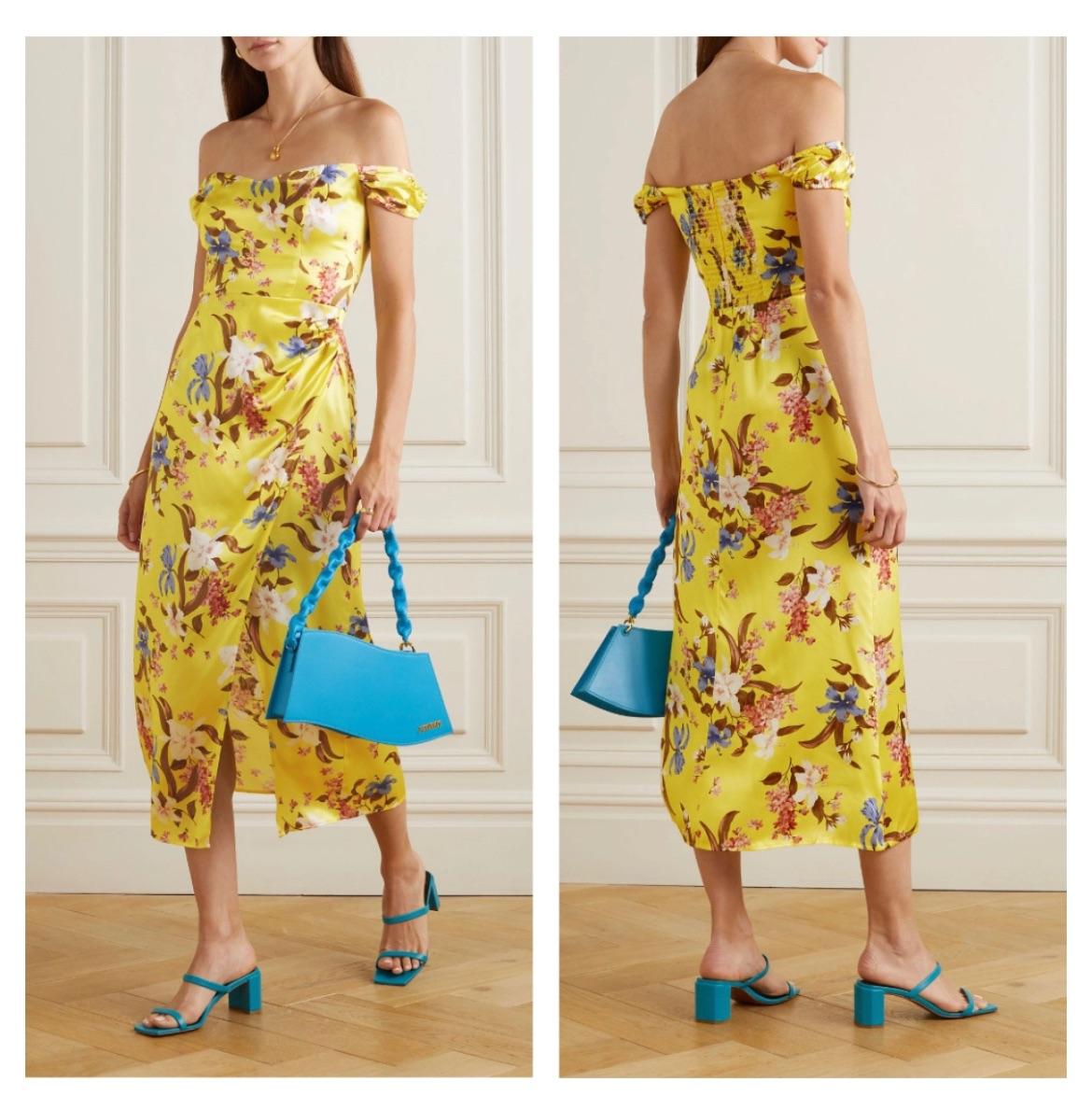 silk-charmeuse Genesis Midi Dress