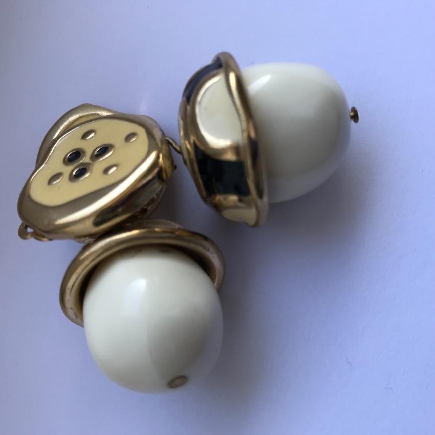 Givenchy Paris Vintage Couture Dangle Earrings