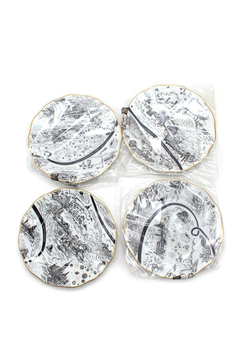 Ginori 1735 x Mytheresa 'Find Luxury to Love' Set of Four Exclusive Plates