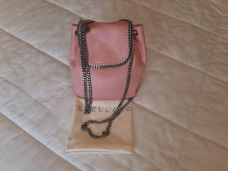 Stella McCartney Pink Faux Leather Falabella Backpack