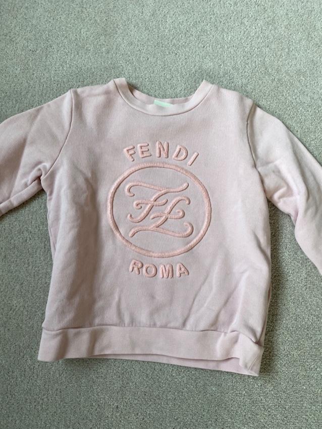 Pink Kid's 4Y Logo Sweatshirt