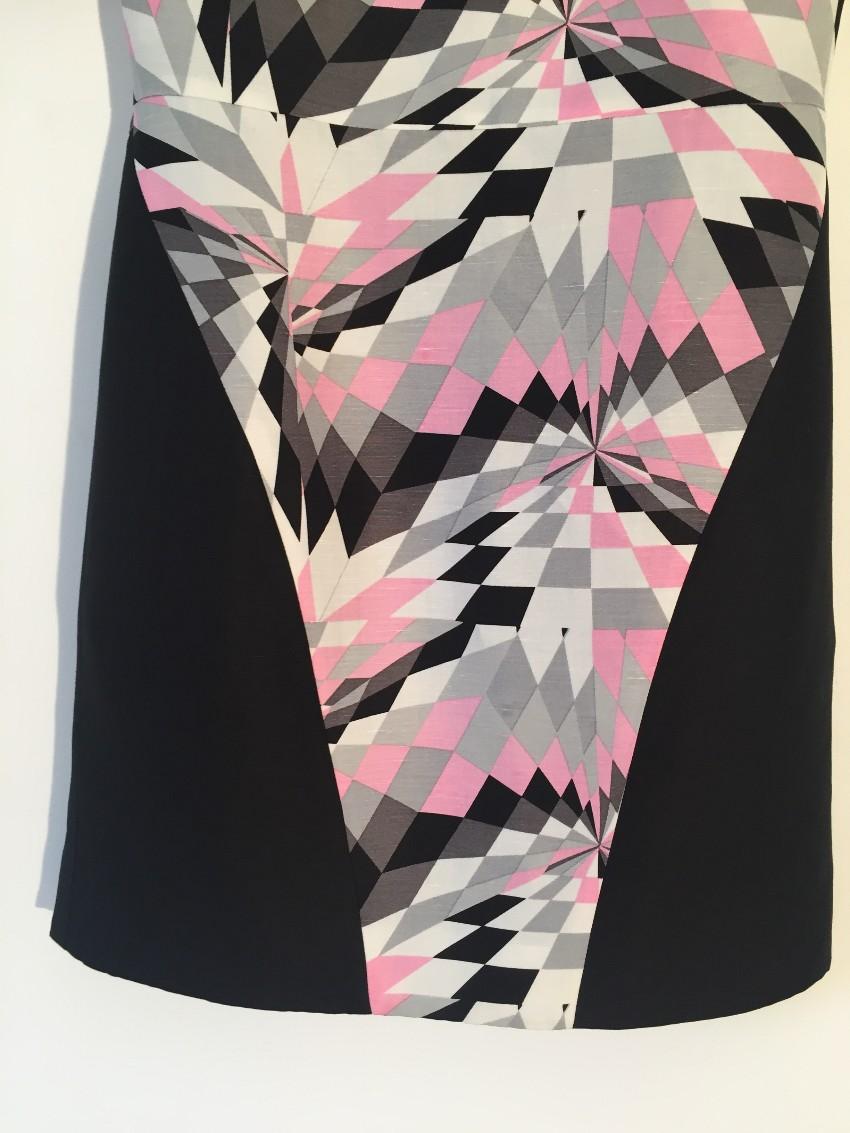 Tibi Isosceles Silk Blend Dress