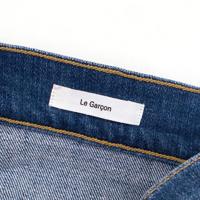 Frame Le Garcon Blue Skinny Jeans