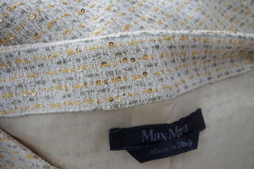 Max Mara Sequin Embellished Cropped Jacket