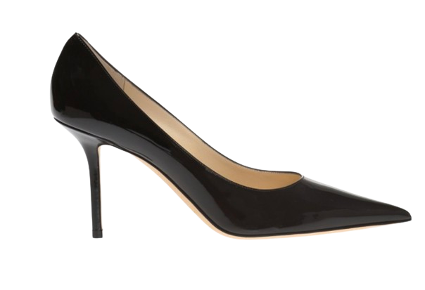 Jimmy Choo Black Patent Leather Stiletto Heel