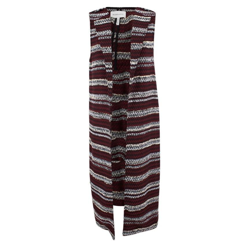 BCBGeneration Sleeveless Striped Waistcoat