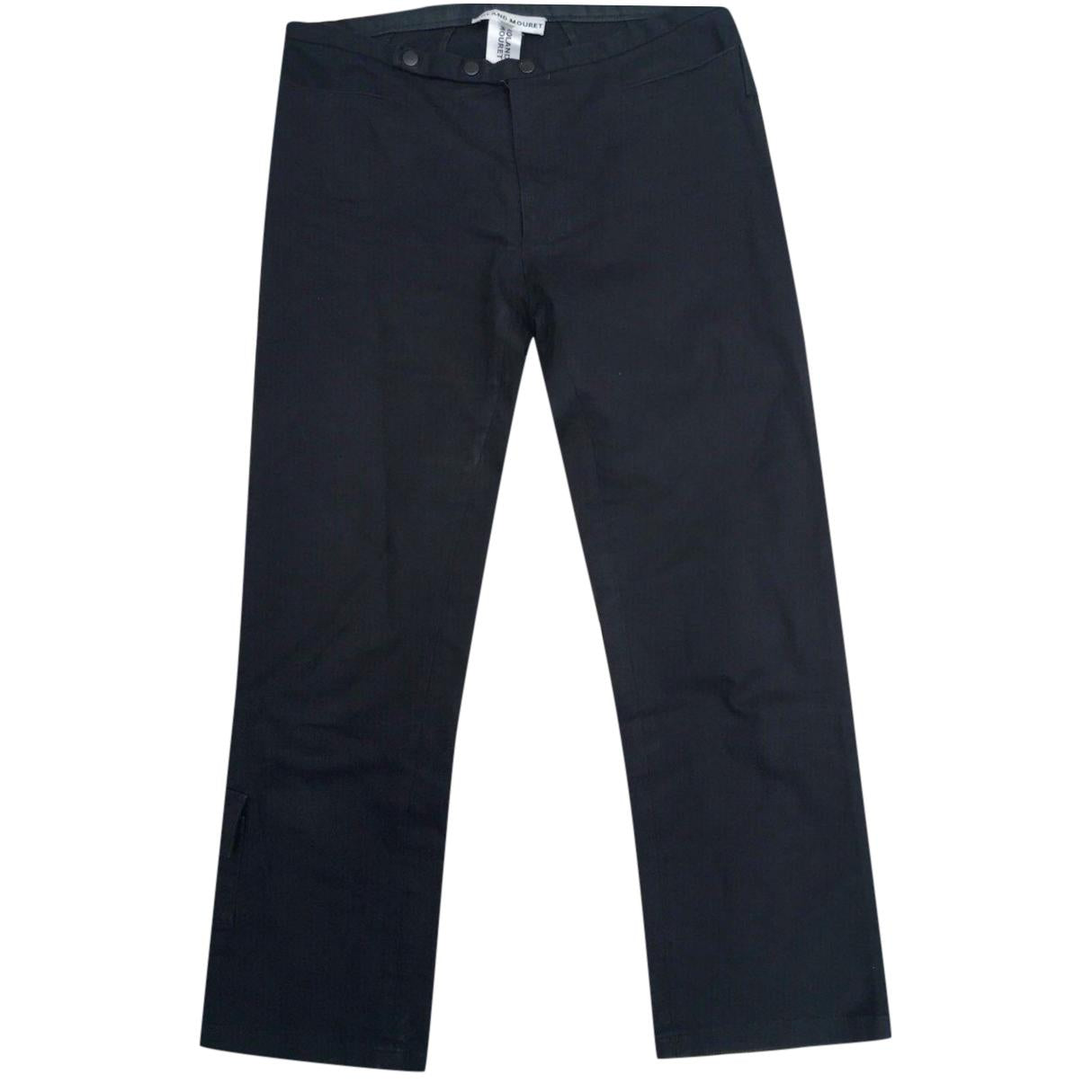 Roland Mouret black cropped trousers