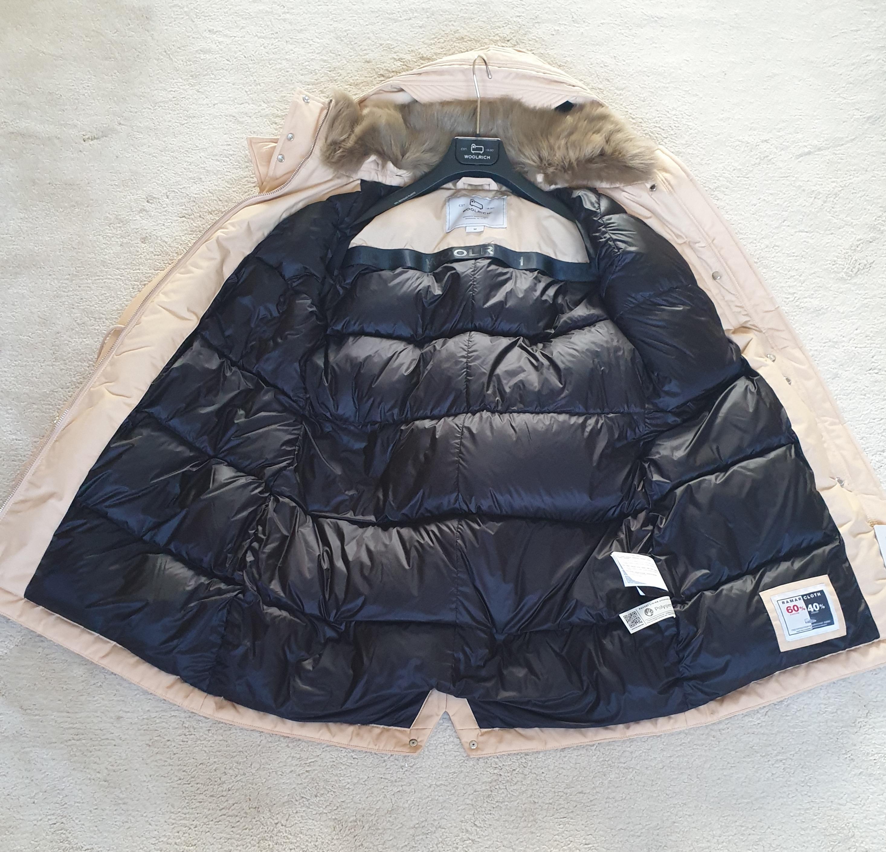 Woolrich Chena Lamb Parka in colour Oil