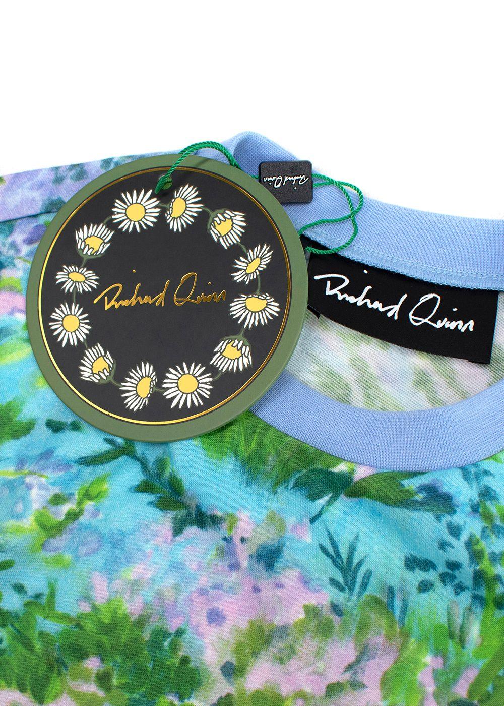 Richard Quinn Floral Print Cotton T-Shirt