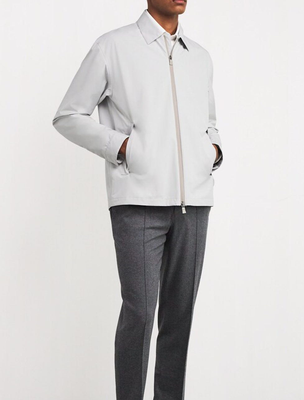 Herno Zip-Up Shirt Jacket