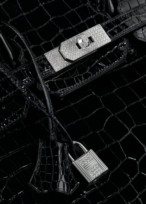 Hermès Birkin 25 Crocodile Porosus Lisse Bleu Marine