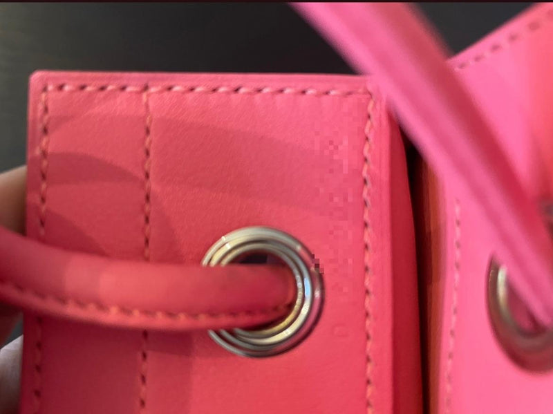 Rose Azalee Swift Leather Mini Aline Bag