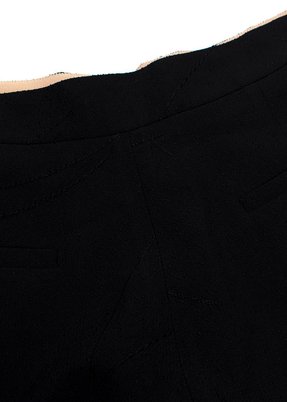 Chloe Black Frayed Hem  Shorts