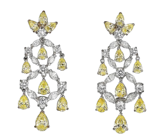Anabela Chan Canary Chandelier Earrings