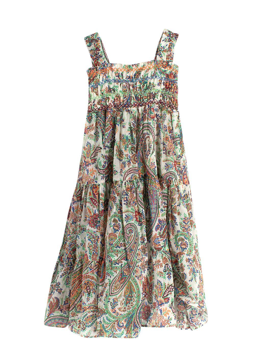 Etro Kids Paisley Print Sundress