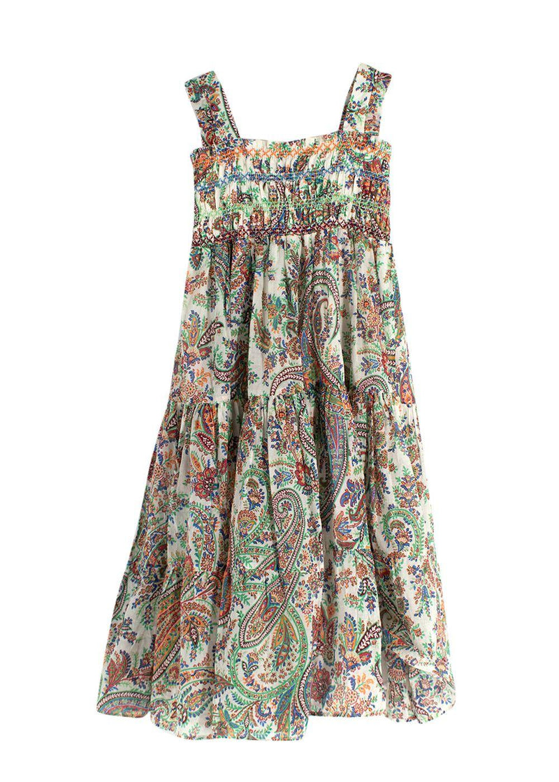 Etro Kids Paisley Print Sundress