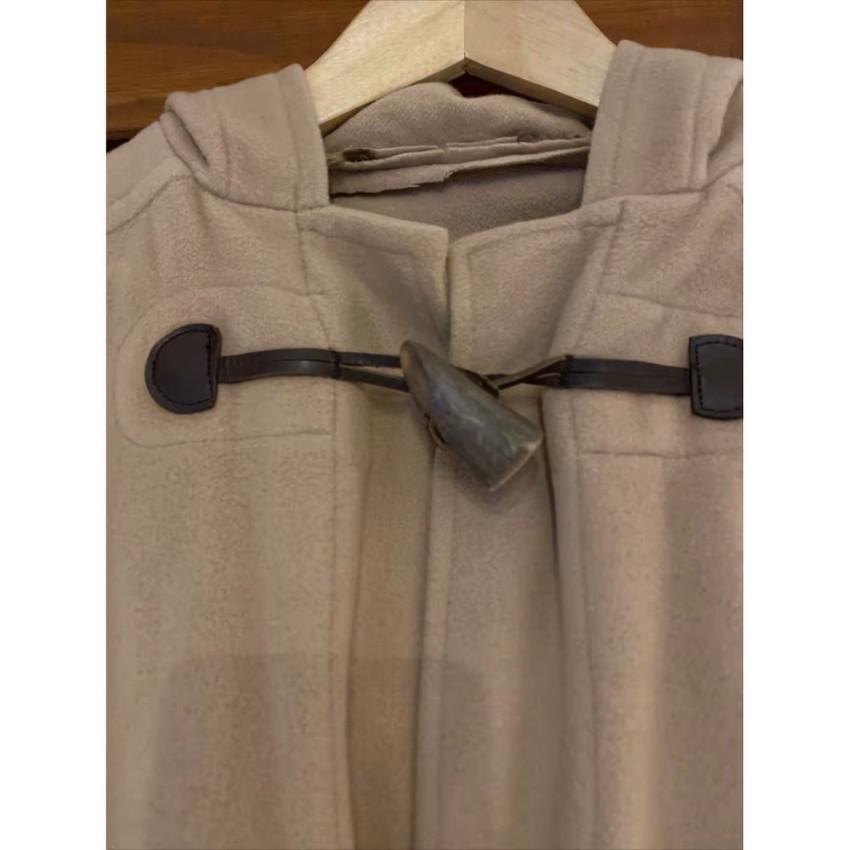 Burberrys Vintage Beige Cashmere Blend Duffle Coat