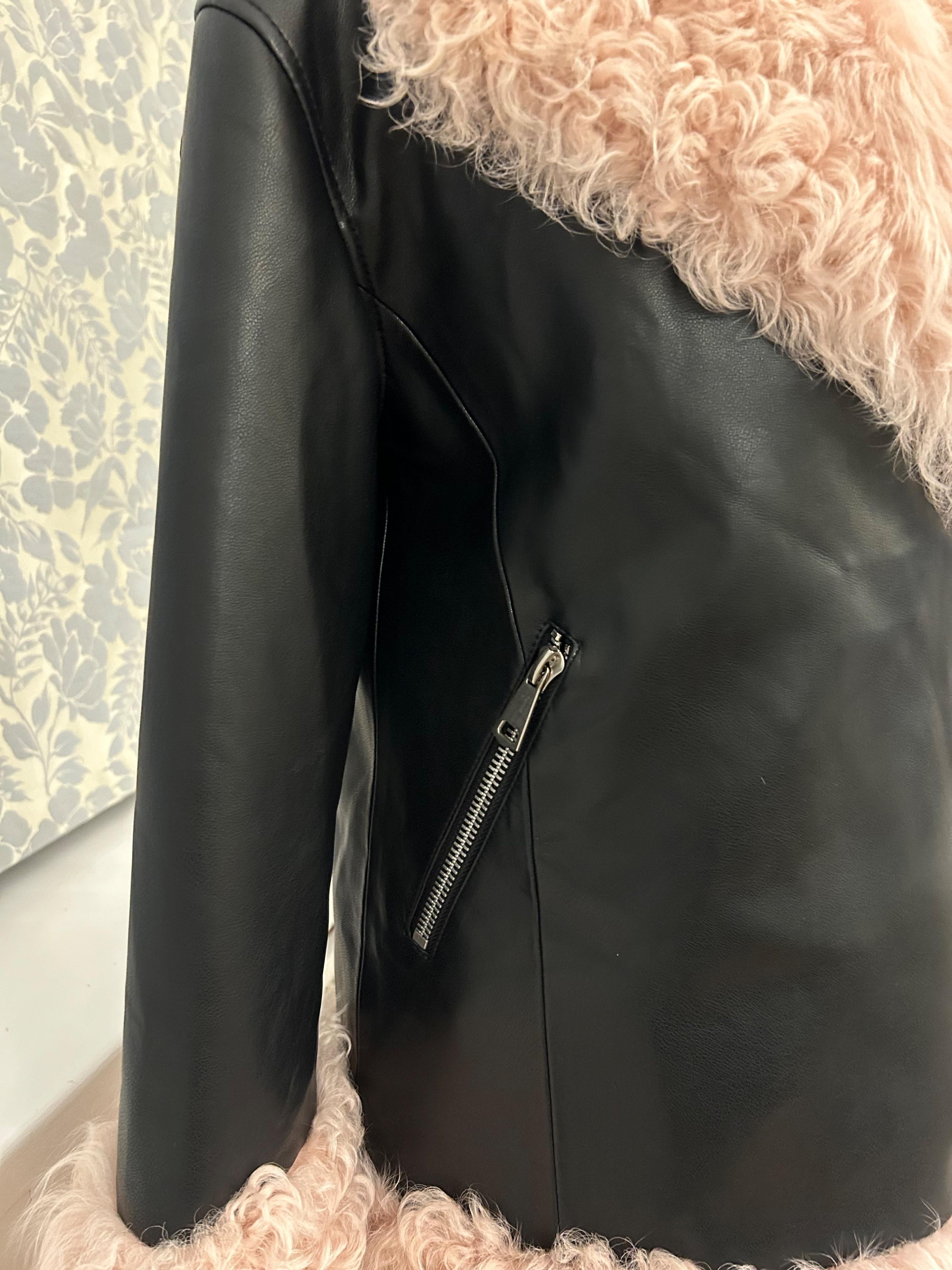 Charlotte Simone Black Bowie Leather Jacket