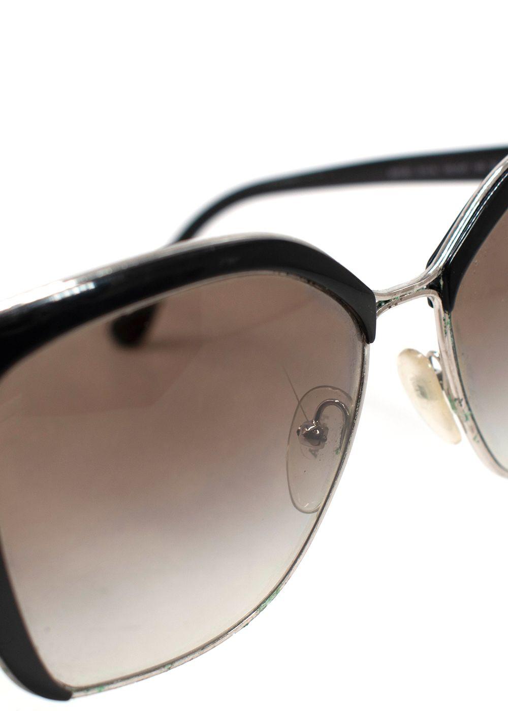 Prada Black Cat-eye Sunglasses