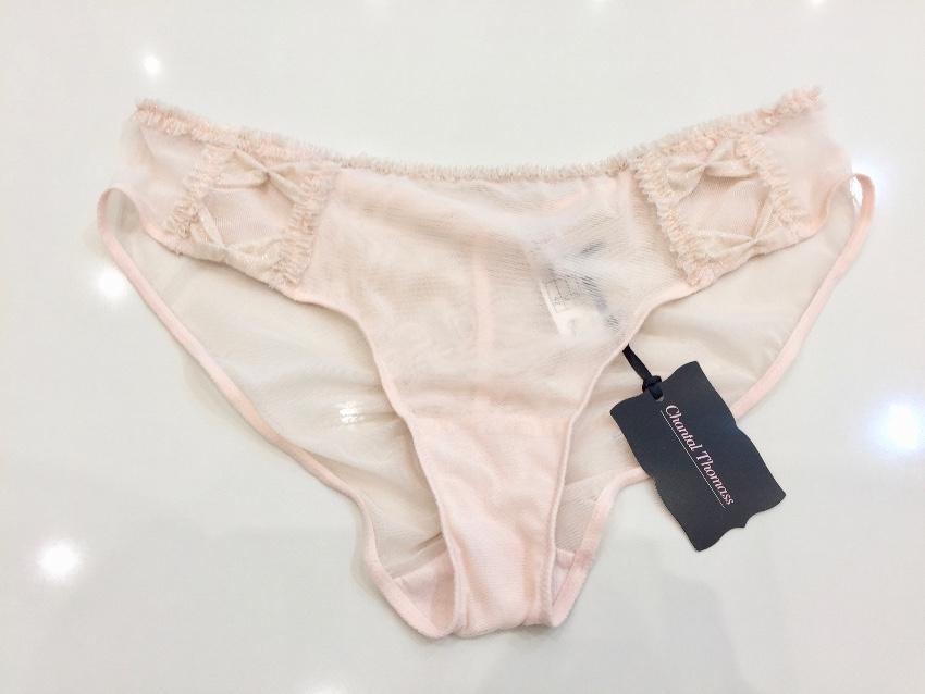Chantal Thomass Ballerina Pink Tulle Pad Half Cup Bra & Brief Set