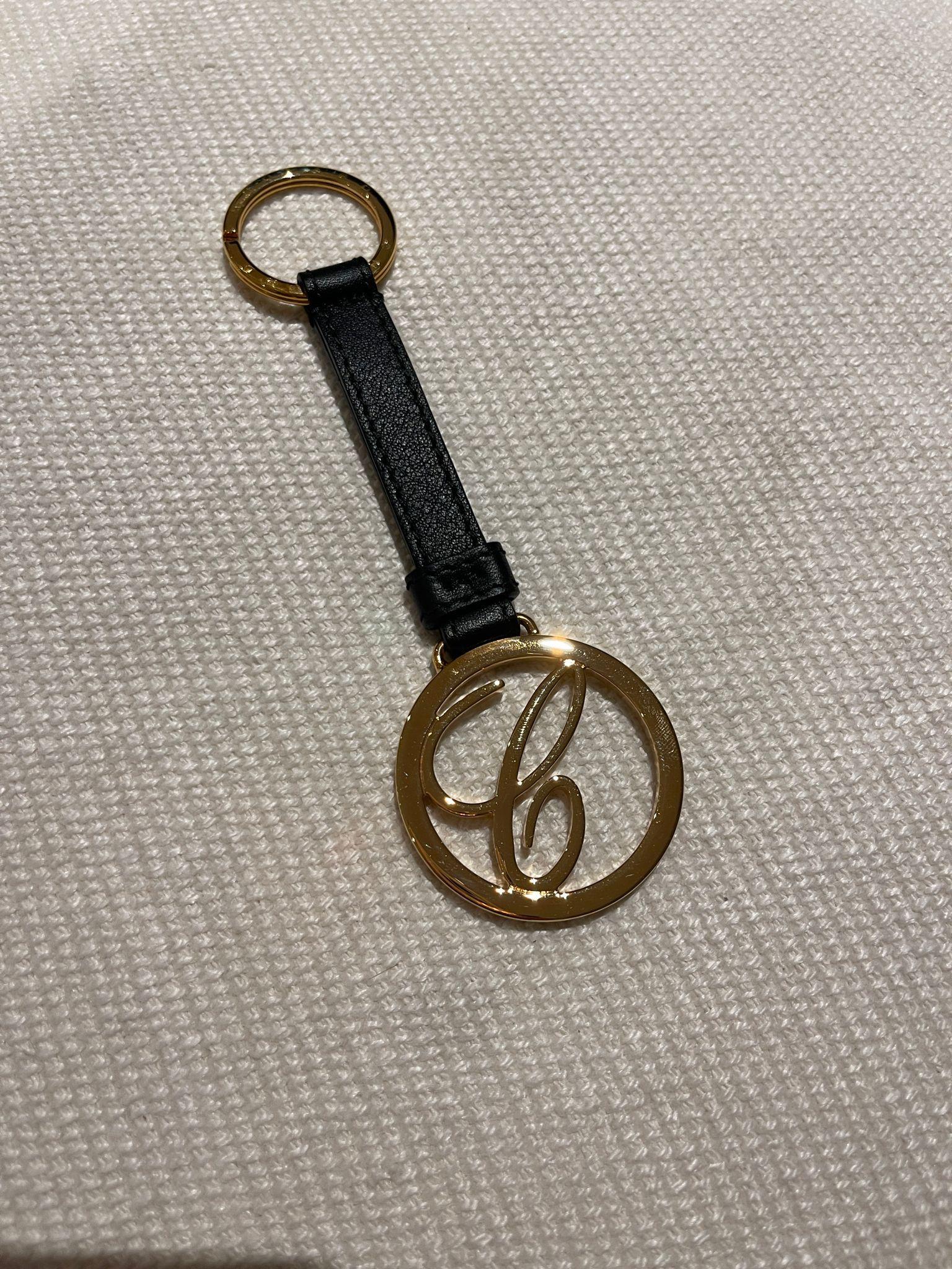 Porte Cles Gold Tone Key Ring