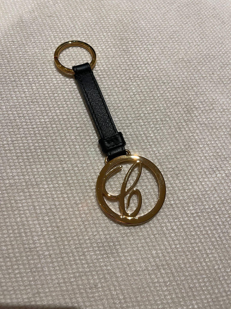 Porte Cles Gold Tone Key Ring