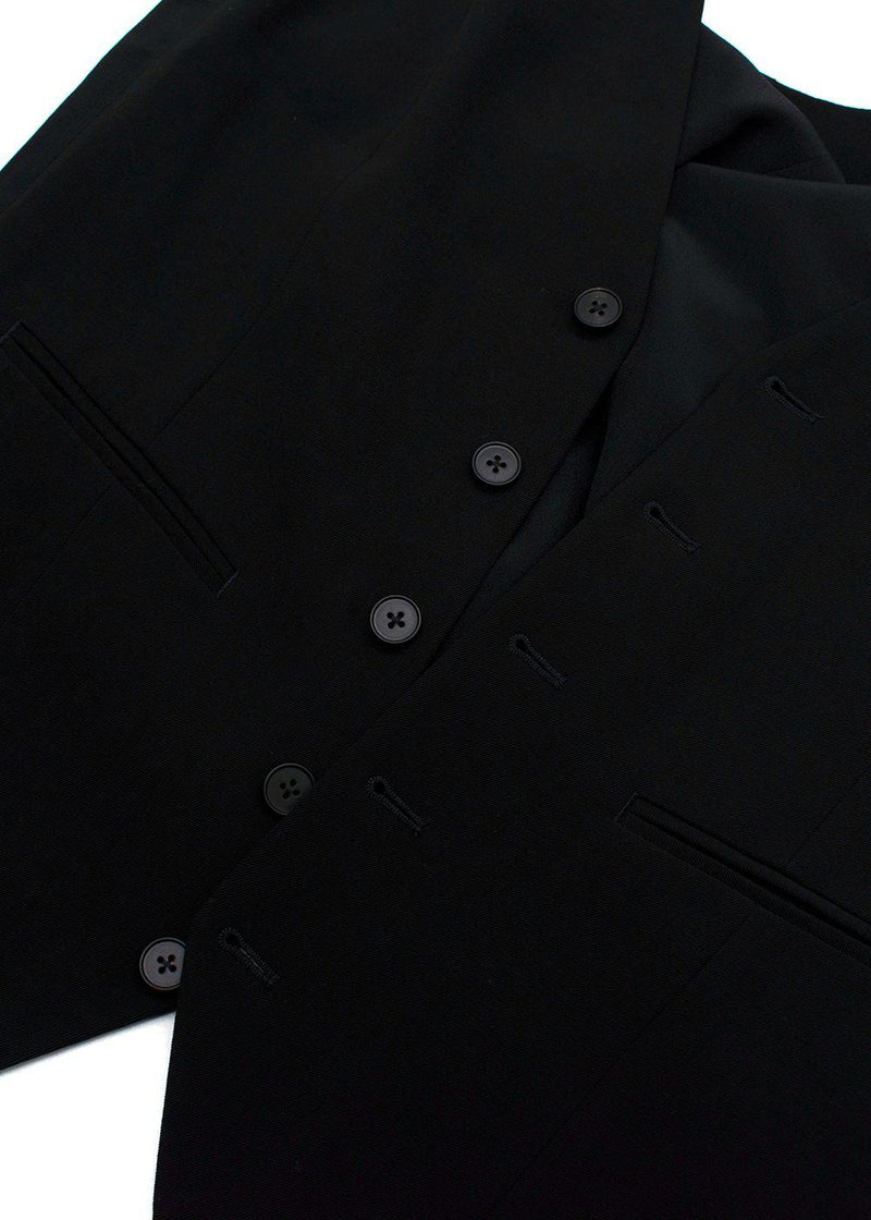 Petar Petrov Black Wyck Wool-Blend  Waistcoat