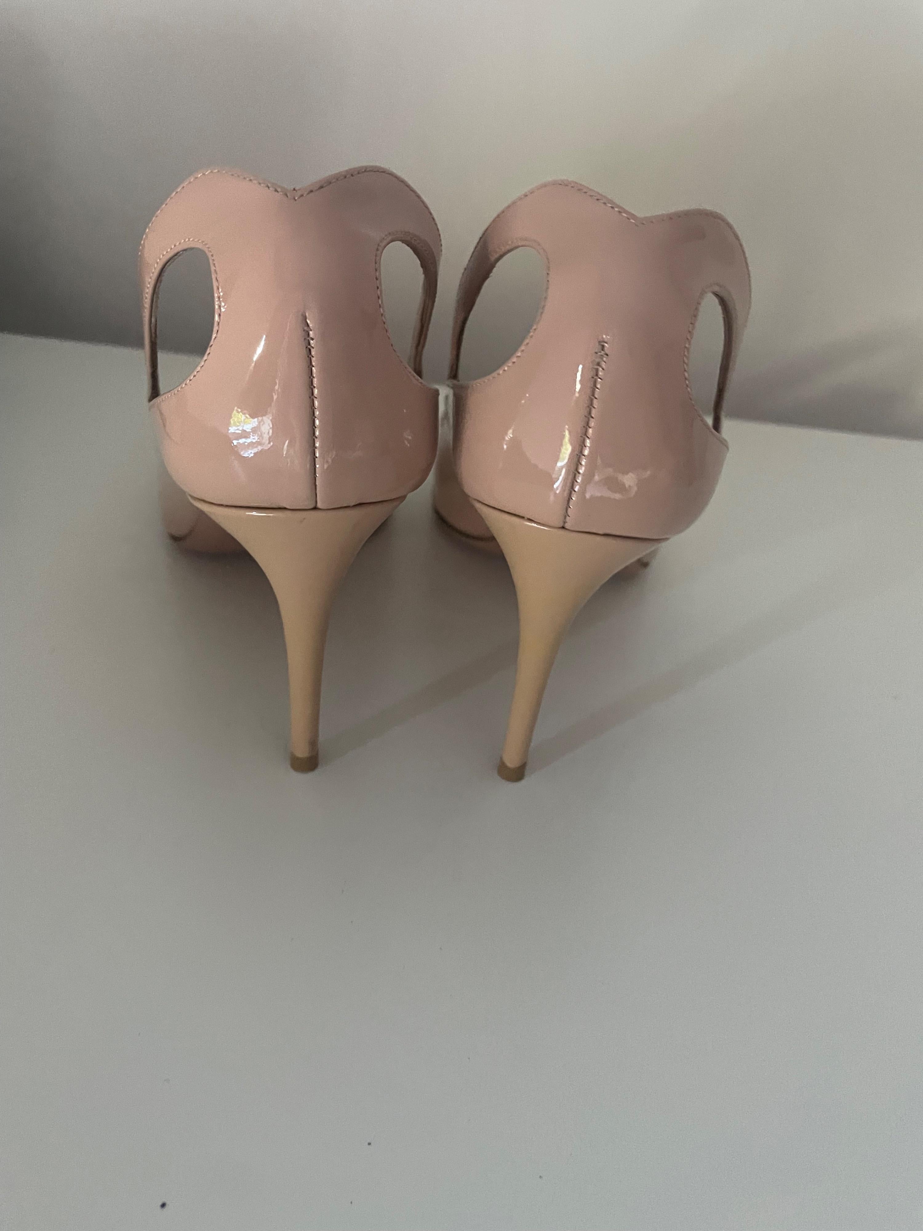 Aquazzura Nude Court Heels