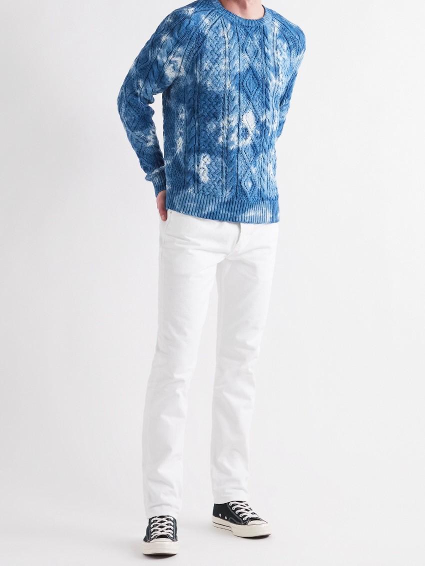 Polo Ralph Lauren Men's Tie-Dye Cable Knit Jumper