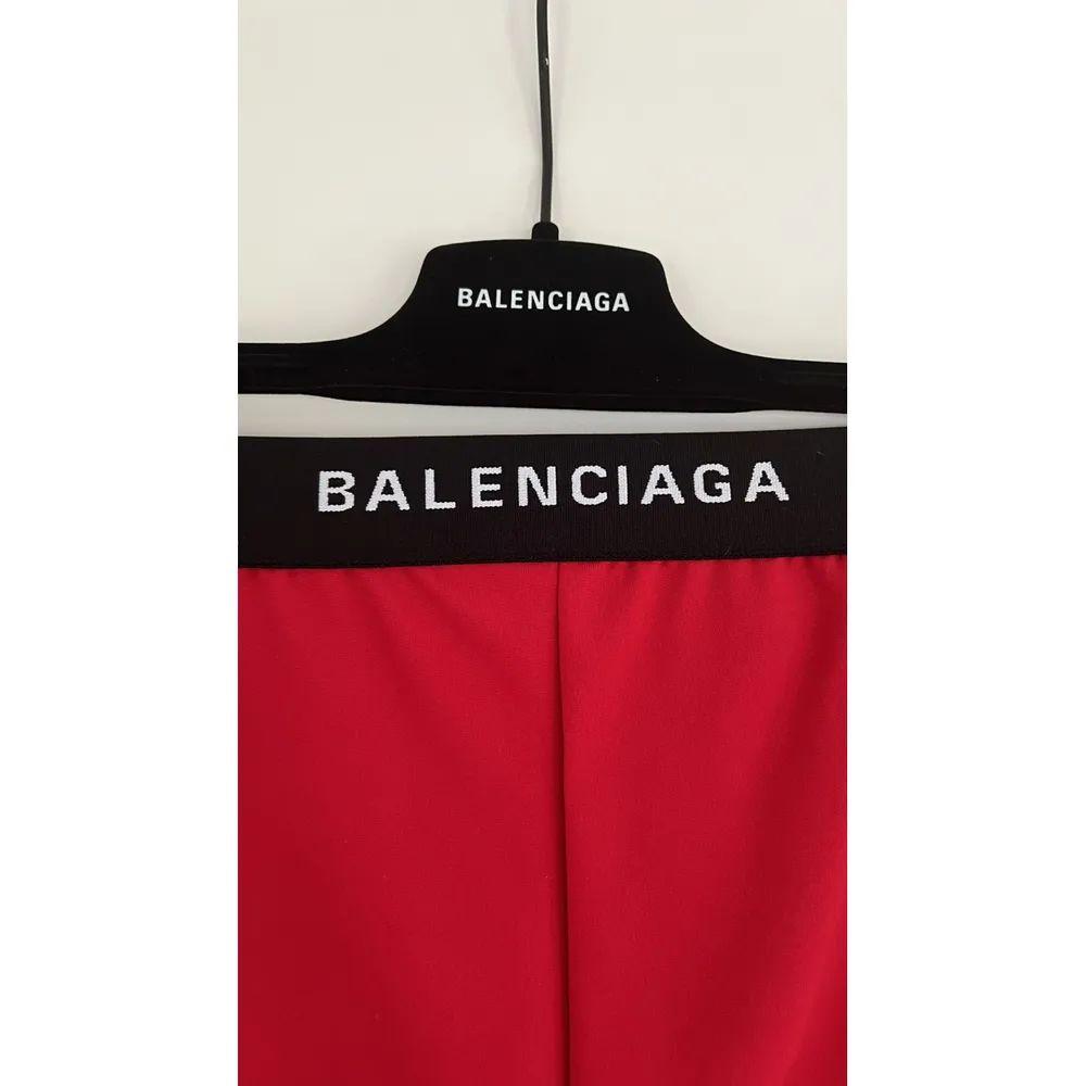 Red Logo Waist Leggings