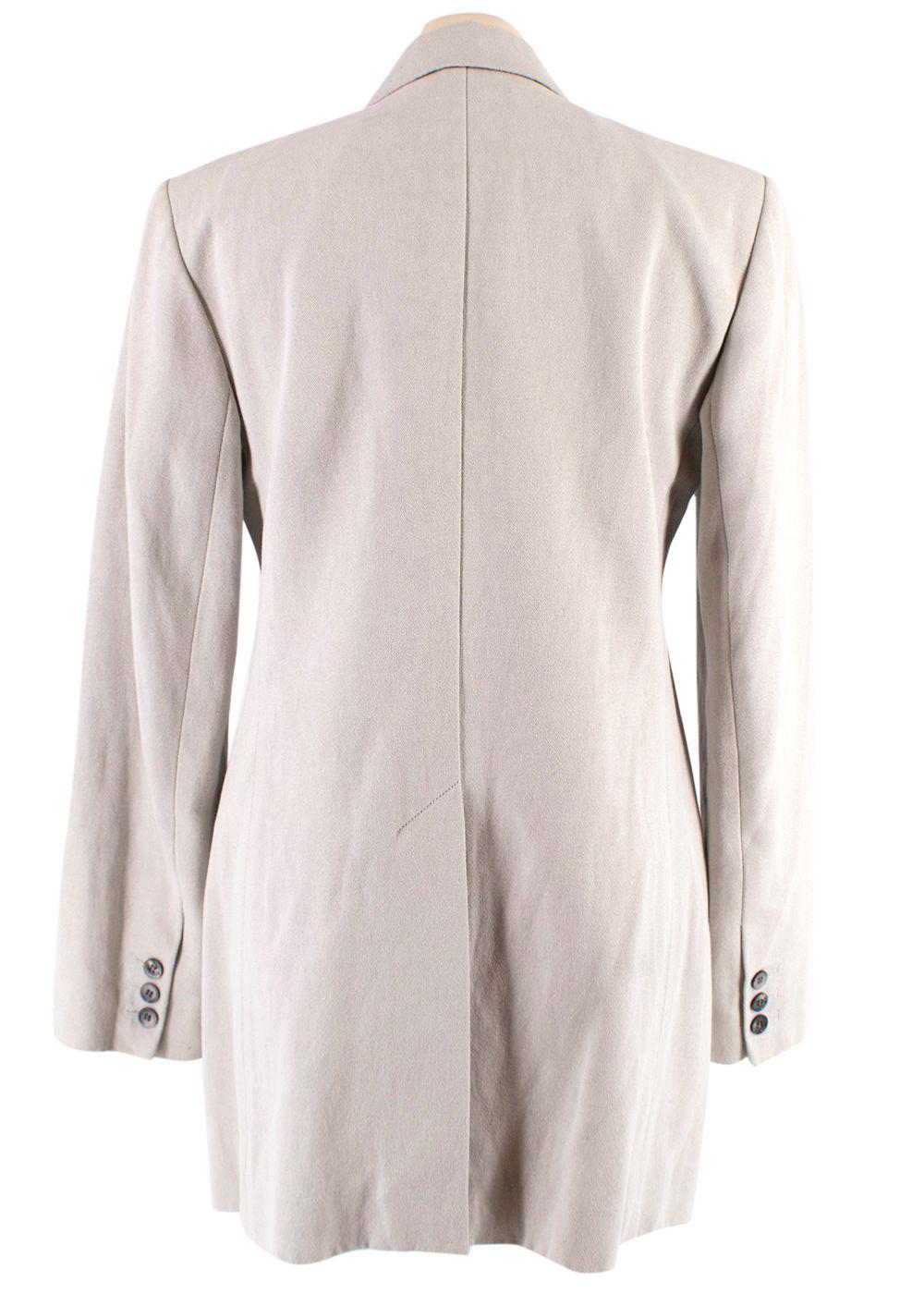 Isabel Marant Light Grey Double-Breasted Blazer