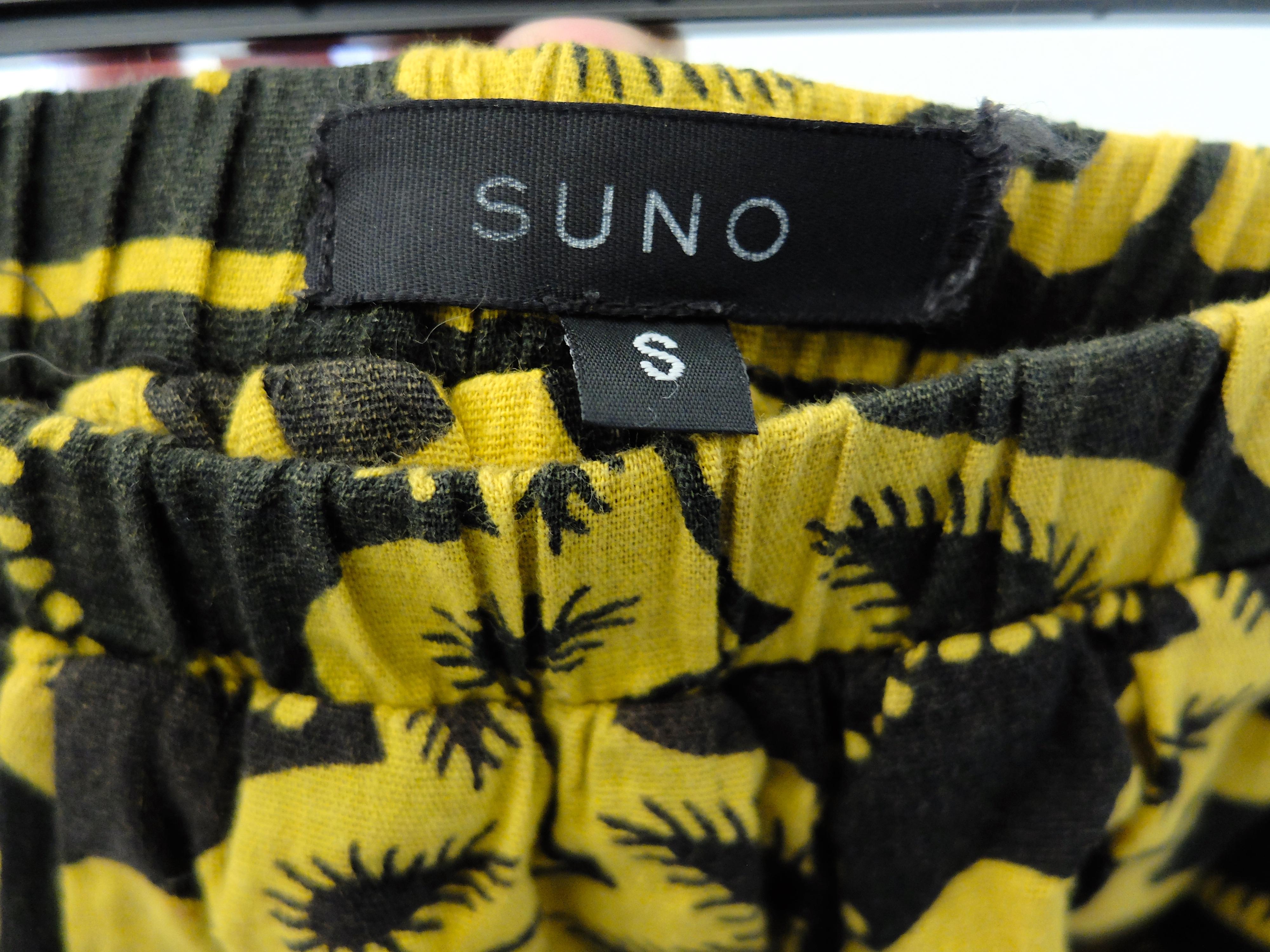 Suno Mini Yellow Skirt