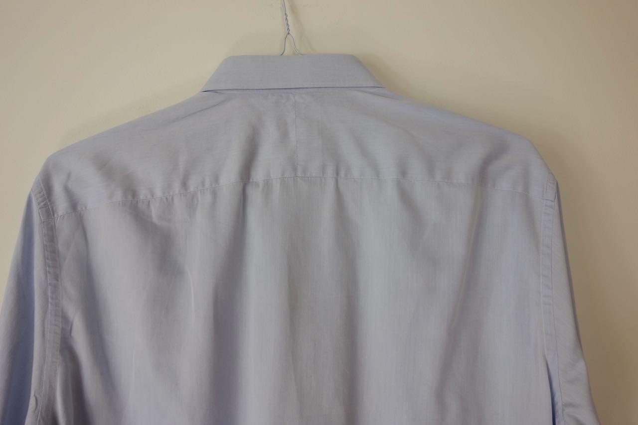 light blue cotton dress shirt