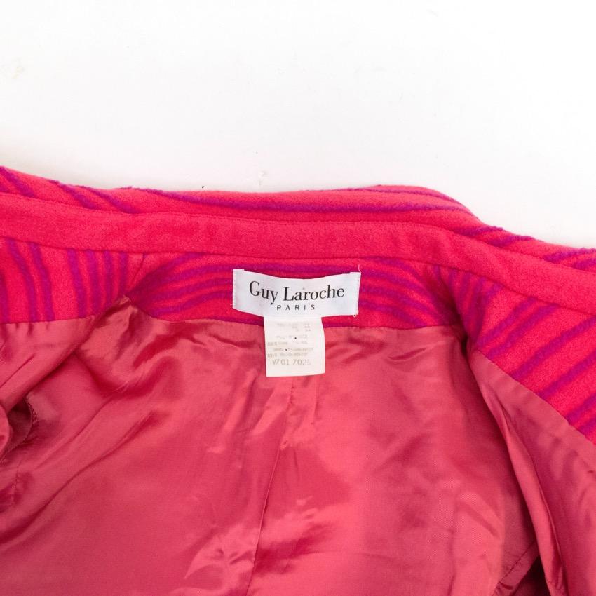 Guy Laroche Striped Wool Jacket