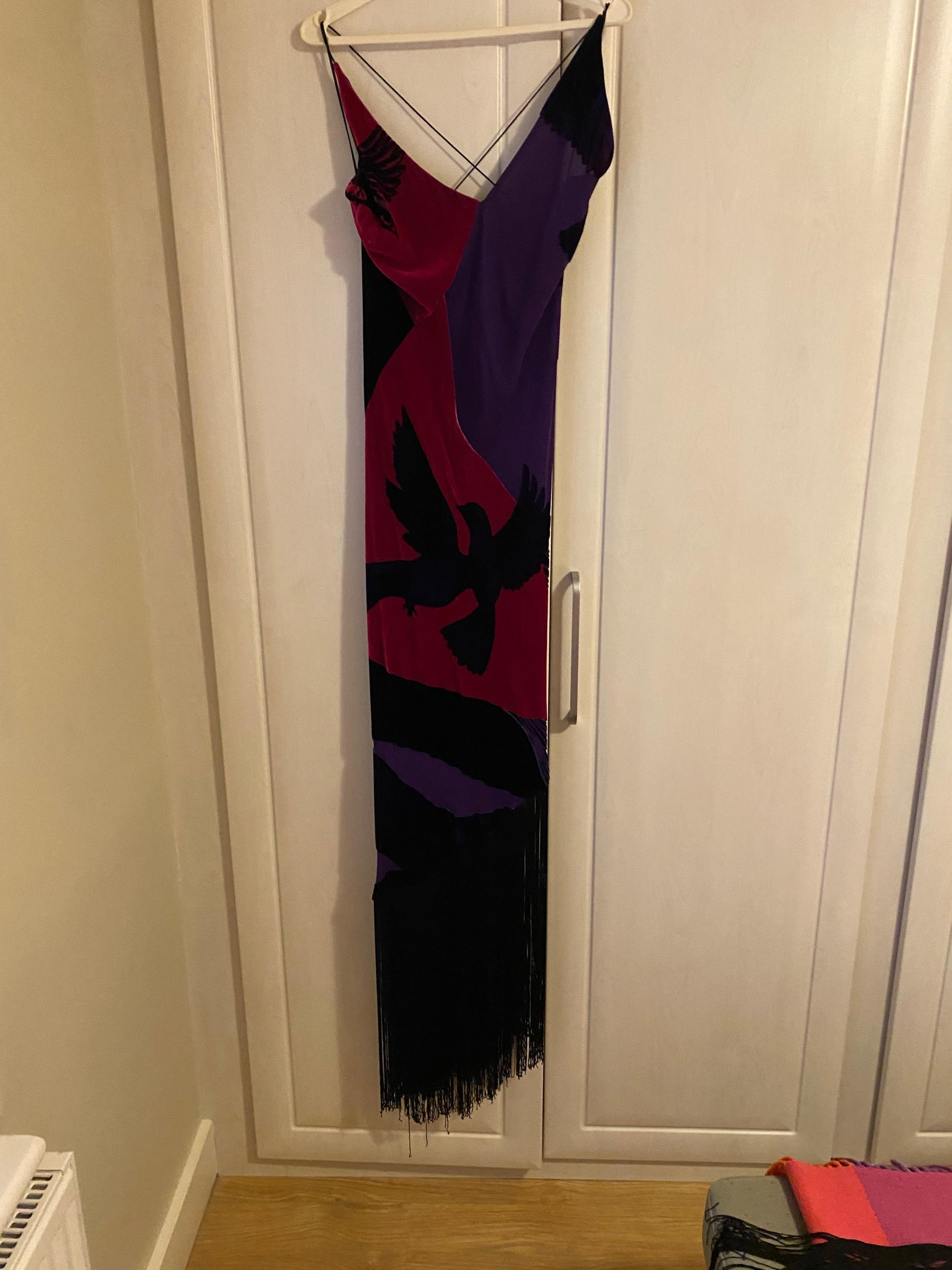Joop Velvet Maxi Dress And Shawl