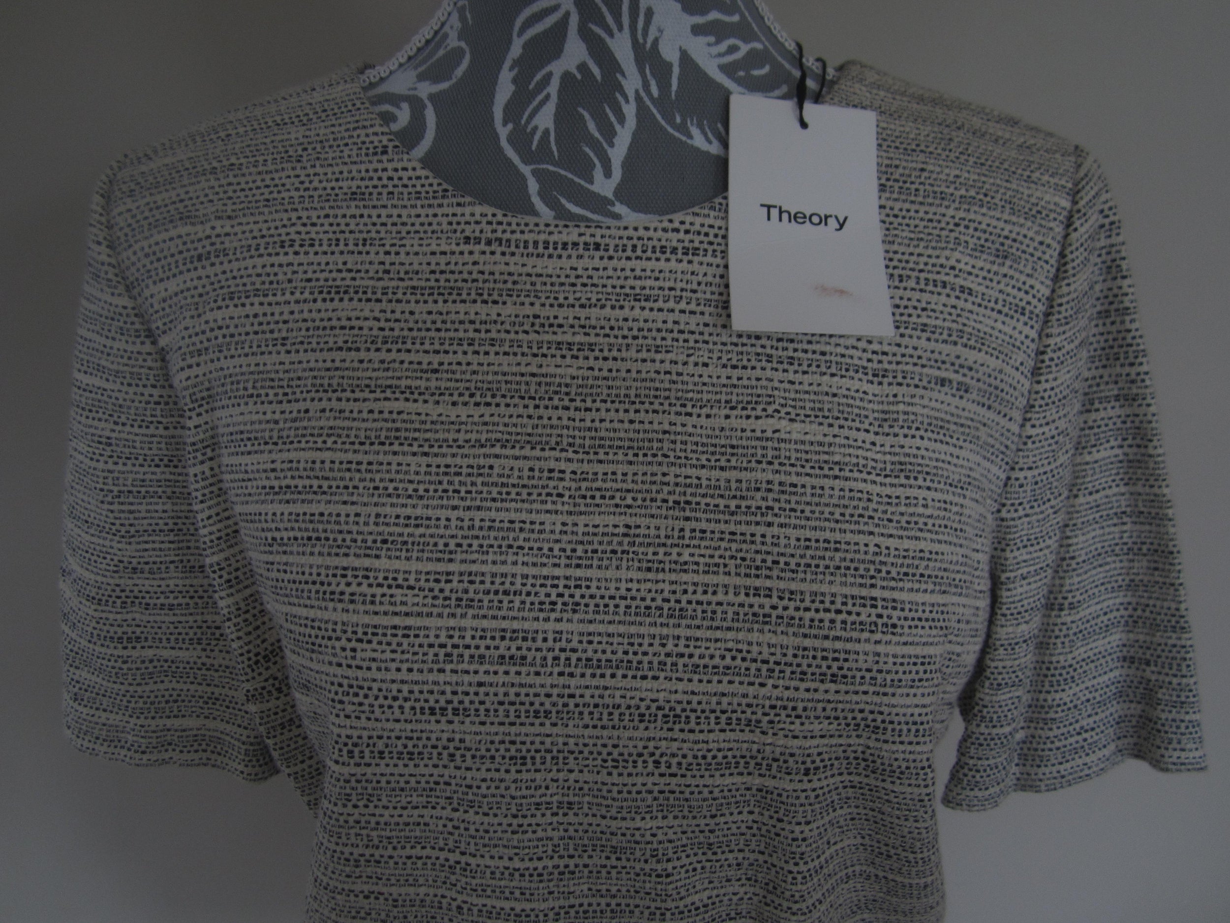 Theory Thaymes Tweed Zip Shell Top