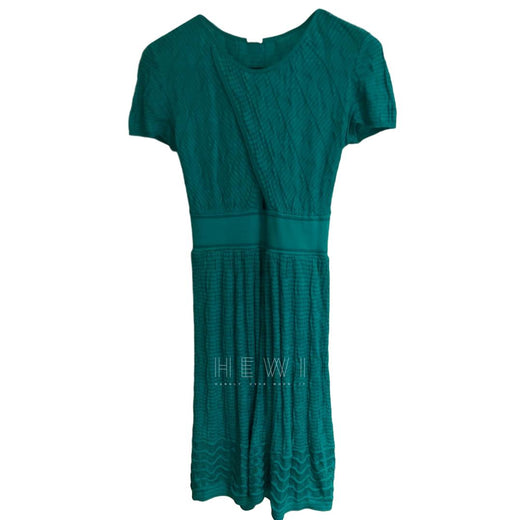 M Missoni Turquoise Knit Dress