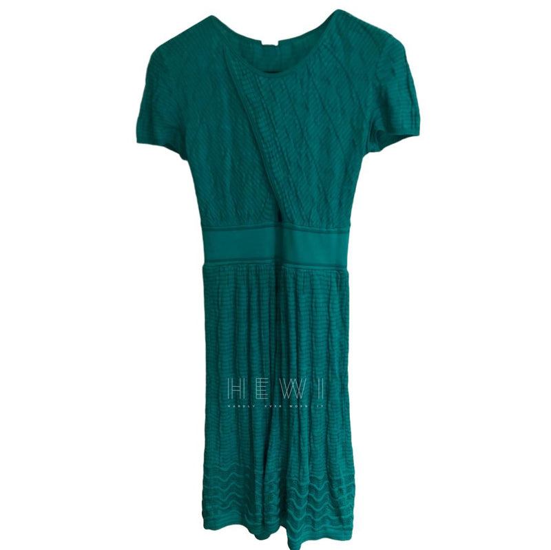 M Missoni Turquoise Knit Dress