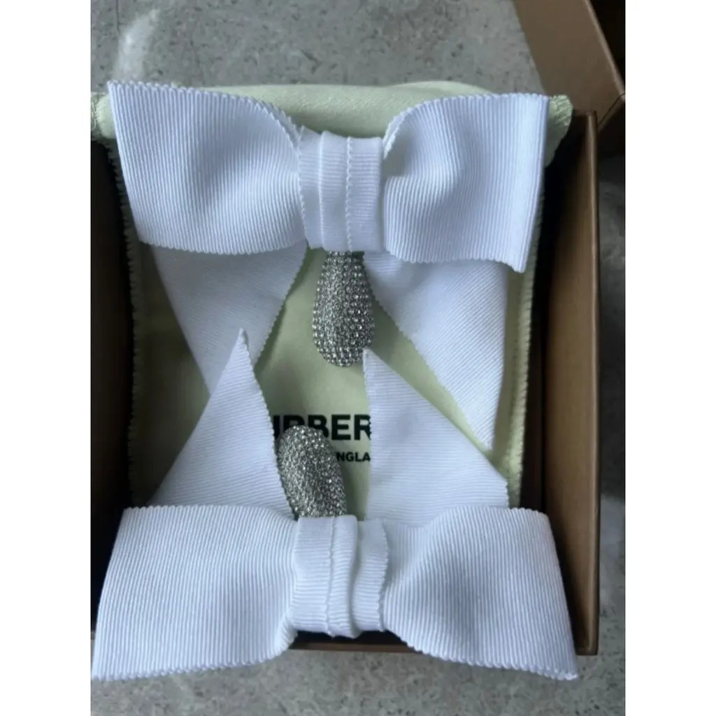 Burberry Oversized Bow Clip Earrings