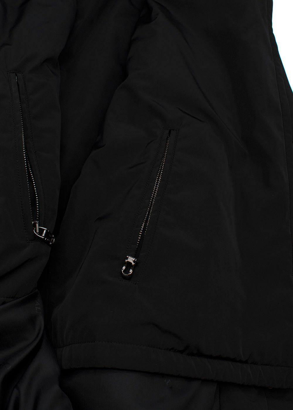 Black Double Layer Jacket