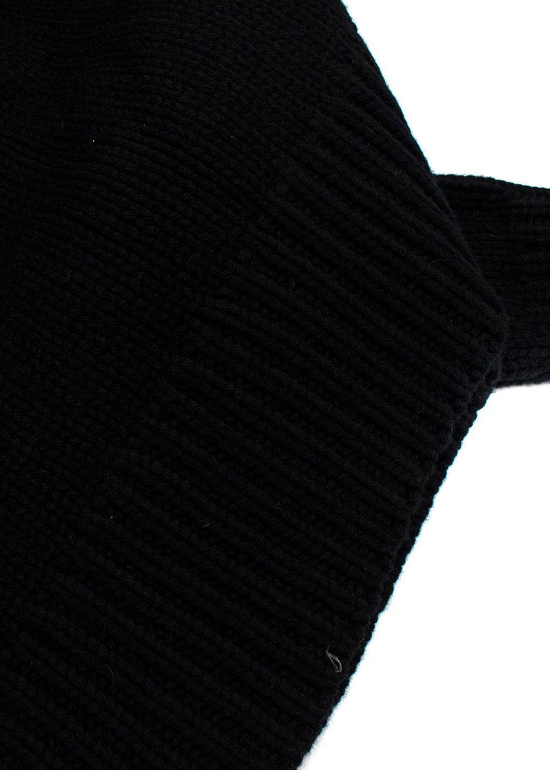 Black Merino Wool Roberta Jumper