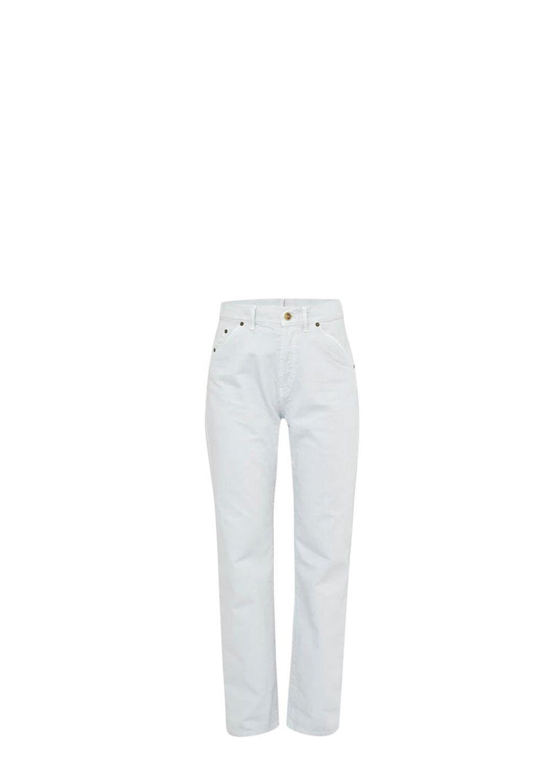 White Straight Leg Le Jeans