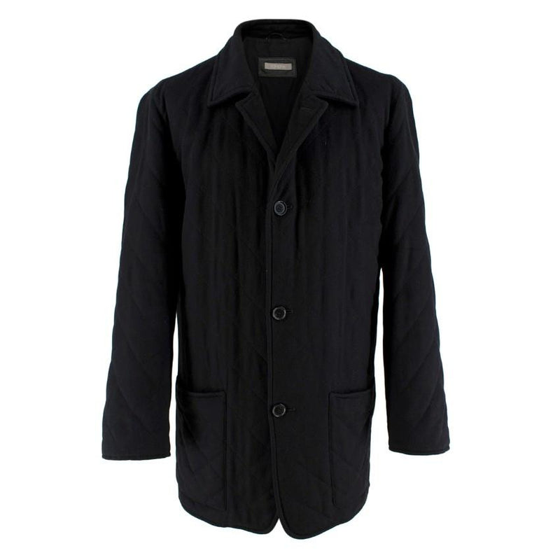 Agnona Black Cashmere Coat