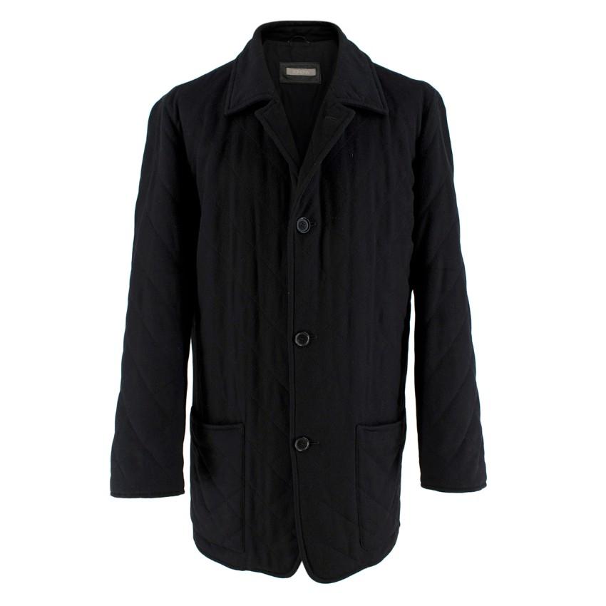 Agnona Black Cashmere Coat