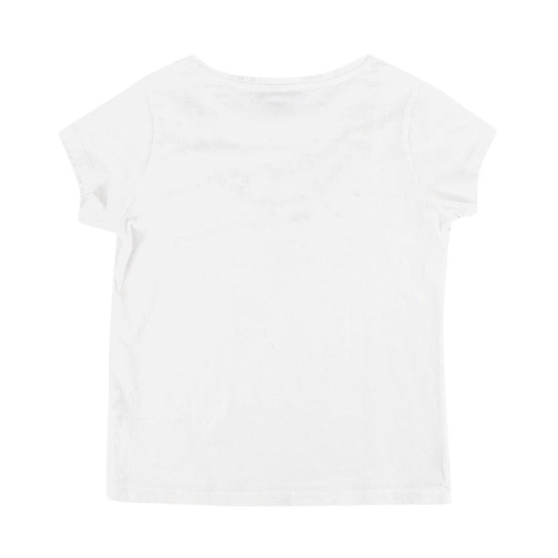 Bonpoint White Cotton Necklace & Strass Print T-shirt