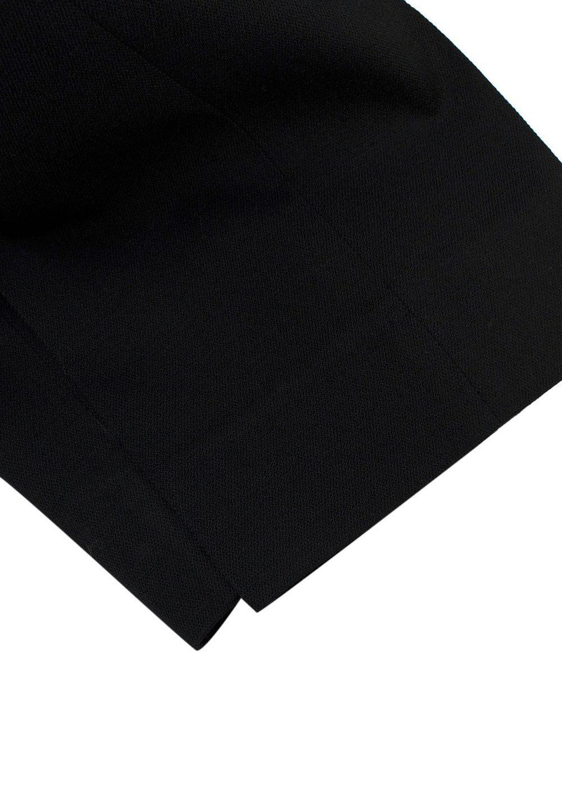 Burberry Black Tailored Wool Trousers