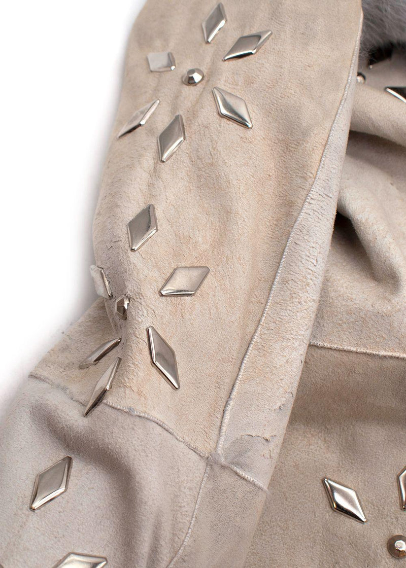 Vintage Fur Lined Embellished Penny Lane Coat