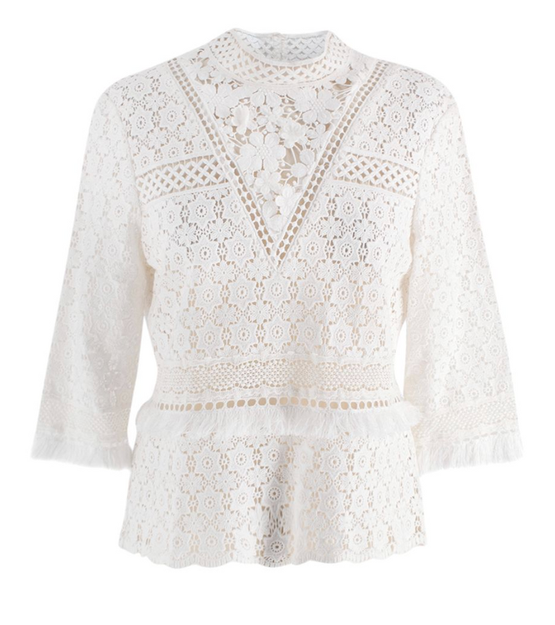Sea New York Crochet Tassel Top